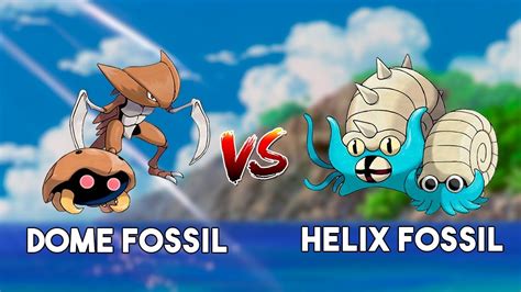helix fossil or dome fossil pokemon fire red